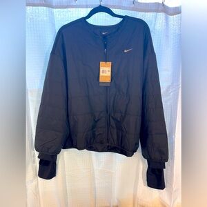 NWT Black Nike jacket with thumbholes! Size XXL